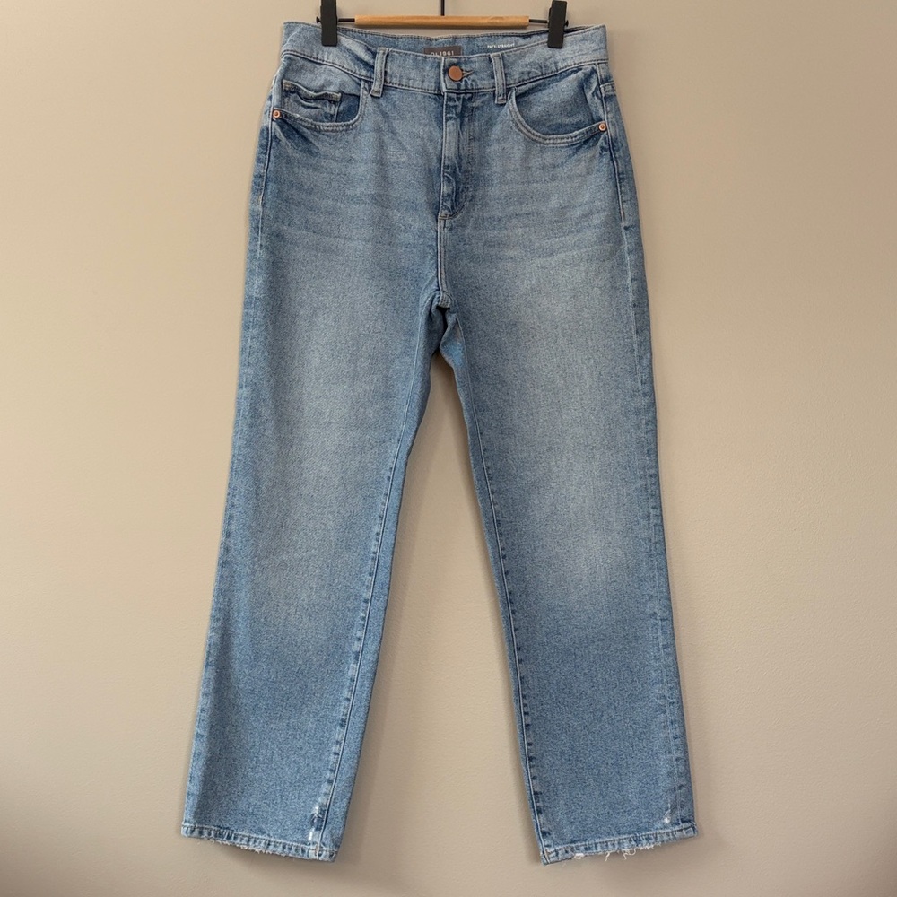 DL1961 Patti Straight High Rise Vintage Ankle Jean in Reef Wash (Blue) Size 27‎